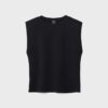 Tricou de bază cu umeri căptușiți Tricou de bază cu umeri căptușiți