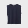 Tricou de bază cu umeri căptușiți Tricou de bază cu umeri căptușiți