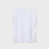 Tricou de bază cu umeri căptușiți Tricou de bază cu umeri căptușiți