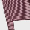 Tricou de bază din bumbac cu mâneci lungi și dungi Tricou de bază din bumbac cu mâneci lungi și dungi