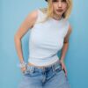 Tricou de bază fără mâneci Tricou de bază fără mâneci