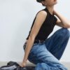 Tricou de bază fără mâneci