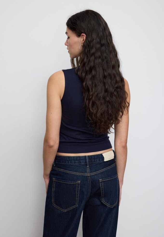 Tricou de bază fără mâneci Tricou de bază fără mâneci