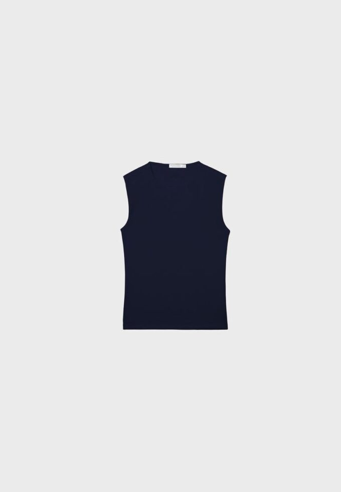 Tricou de bază fără mâneci Tricou de bază fără mâneci