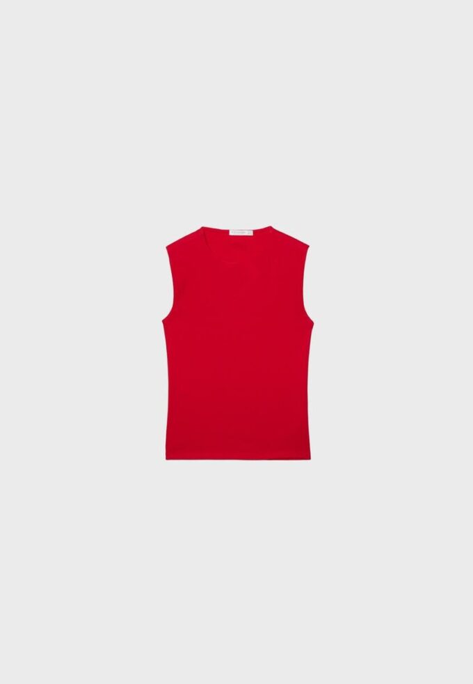 Tricou de bază fără mâneci Tricou de bază fără mâneci