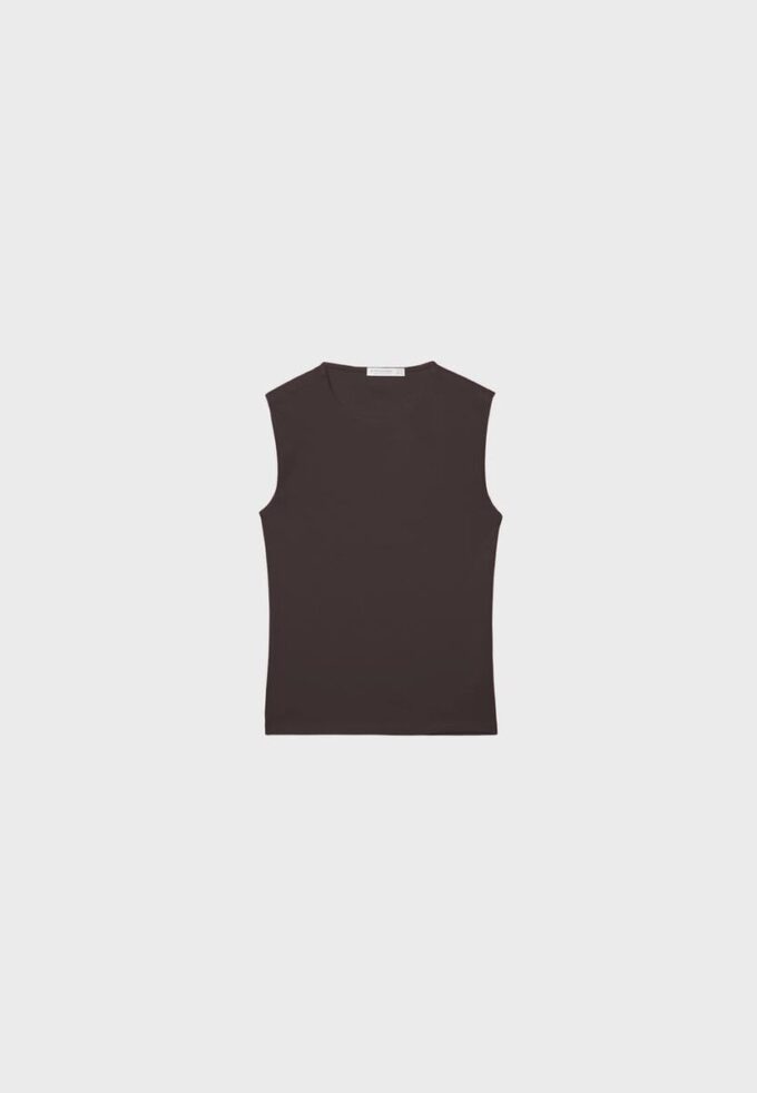 Tricou de bază fără mâneci