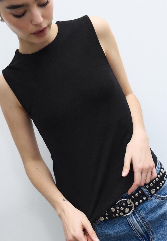 Tricou de bază fără mâneci