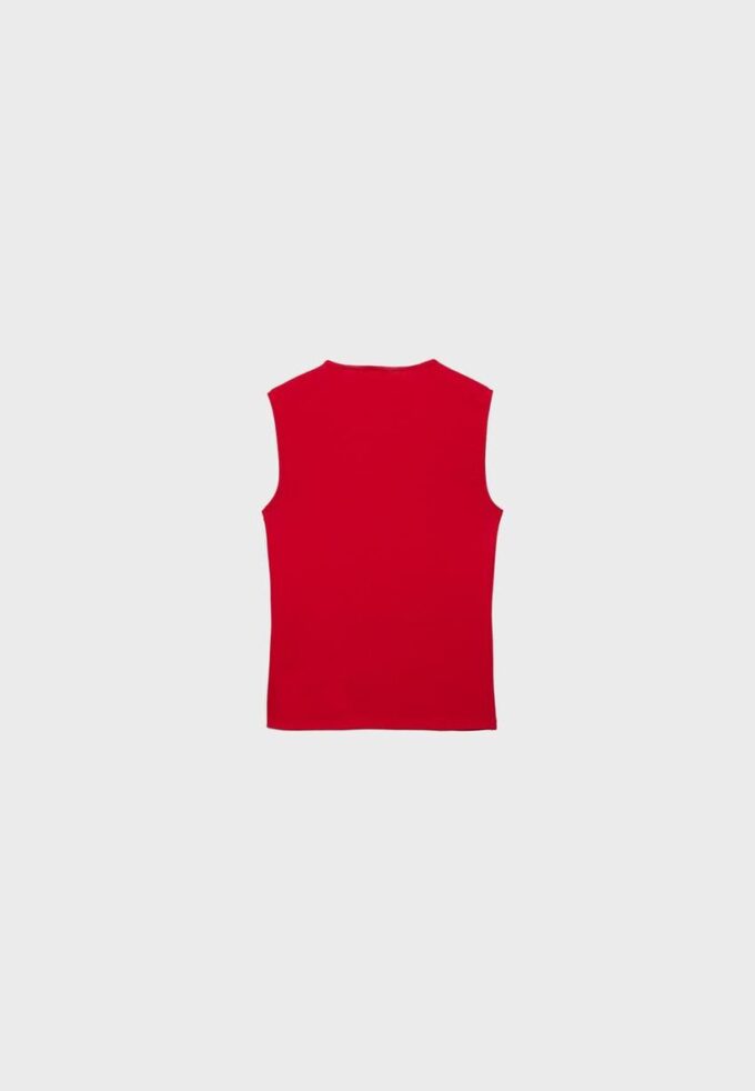Tricou de bază fără mâneci Tricou de bază fără mâneci