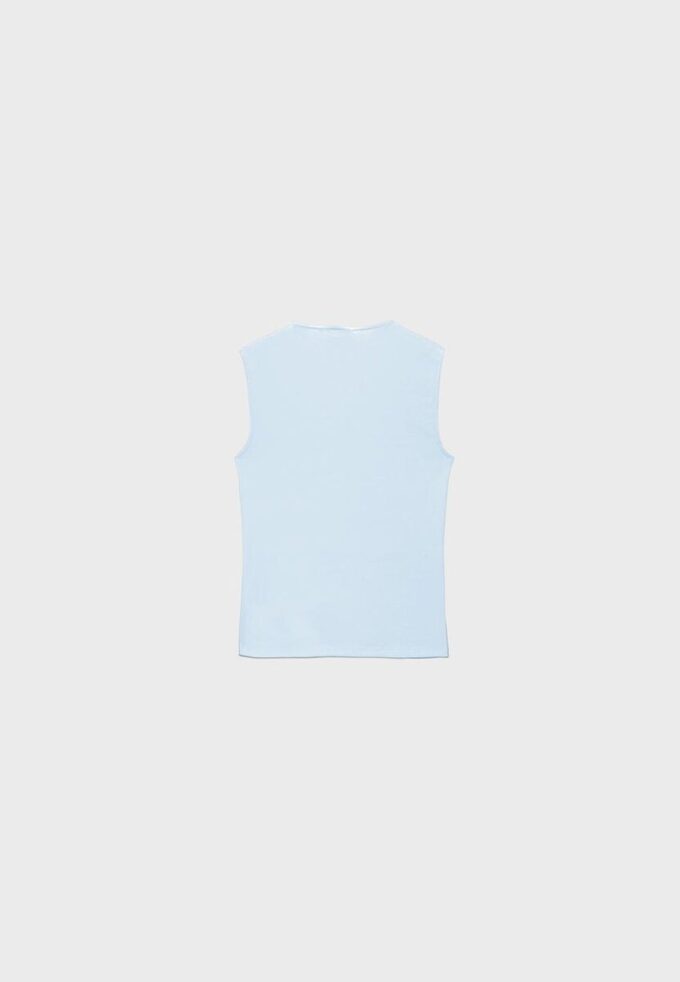 Tricou de bază fără mâneci Tricou de bază fără mâneci