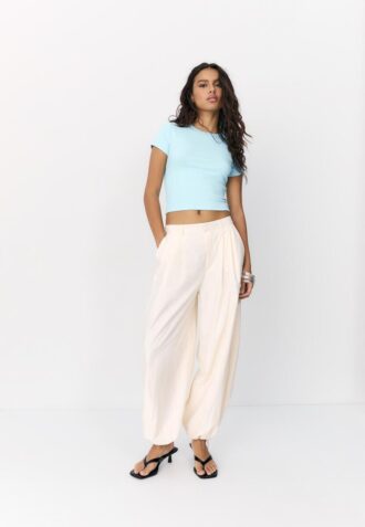 Tricou de bază slim fit