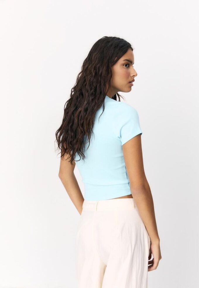 Tricou de bază slim fit