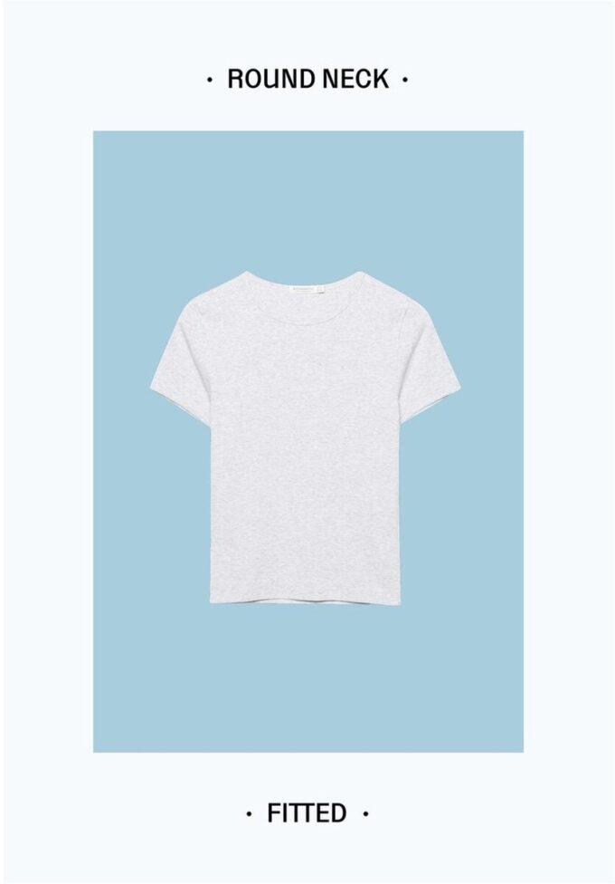 Tricou de bază slim fit