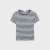 Tricou de bază slim fit cu dungi Tricou de bază slim fit cu dungi
