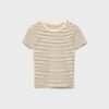Tricou de bază slim fit cu dungi Tricou de bază slim fit cu dungi