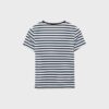 Tricou de bază slim fit cu dungi Tricou de bază slim fit cu dungi