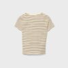 Tricou de bază slim fit cu dungi Tricou de bază slim fit cu dungi
