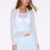 Tricou din dantelă cu decupaj Tricou din dantelă cu decupaj