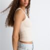Tricou din poliamidă cu bretele late Tricou din poliamidă cu bretele late