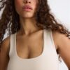 Tricou din poliamidă cu bretele late Tricou din poliamidă cu bretele late
