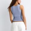 Tricou din poliamidă cu bretele late Tricou din poliamidă cu bretele late
