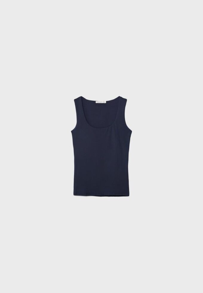 Tricou din poliamidă cu bretele late Tricou din poliamidă cu bretele late