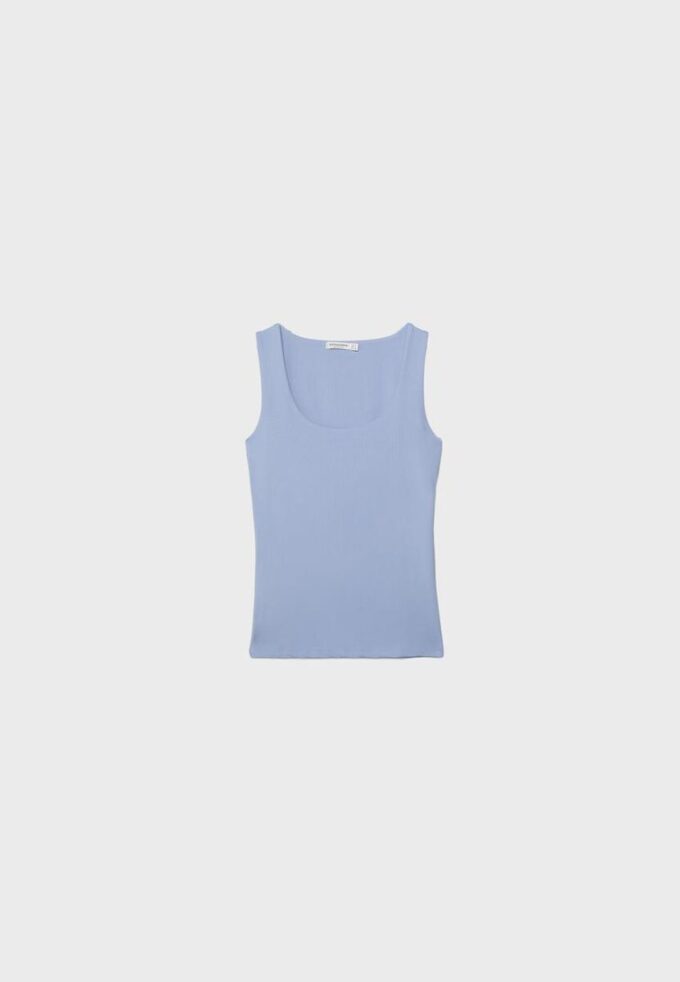 Tricou din poliamidă cu bretele late Tricou din poliamidă cu bretele late