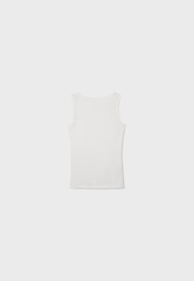 Tricou din poliamidă cu bretele late Tricou din poliamidă cu bretele late