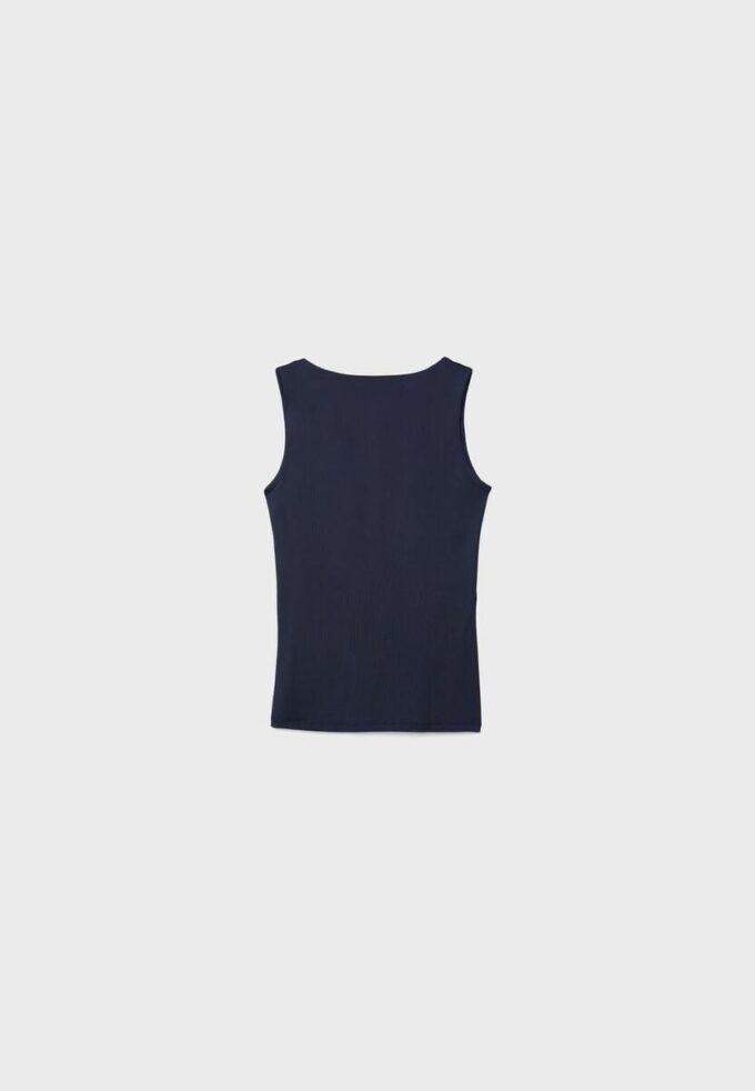 Tricou din poliamidă cu bretele late Tricou din poliamidă cu bretele late