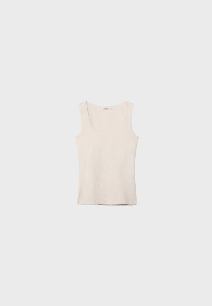 Tricou din poliamidă cu bretele late Tricou din poliamidă cu bretele late