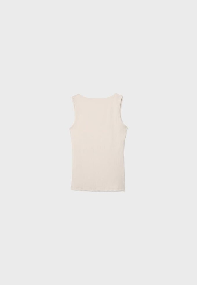 Tricou din poliamidă cu bretele late Tricou din poliamidă cu bretele late