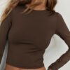 Tricou din poliamidă cu mâneci lungi
