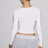 Tricou din poliamidă cu mâneci lungi Tricou din poliamidă cu mâneci lungi