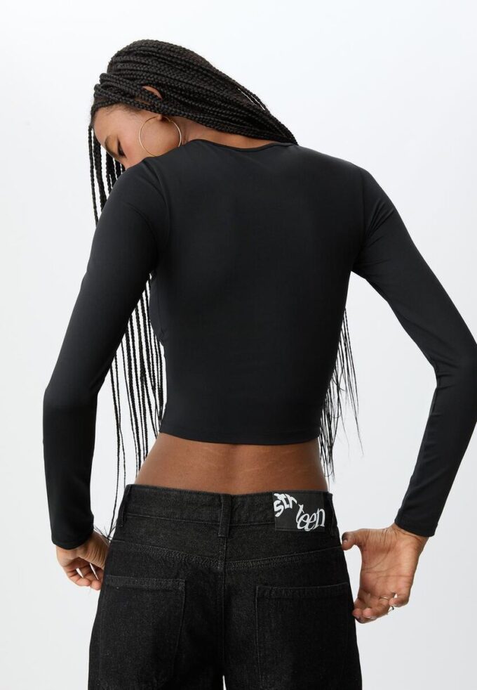 Tricou din poliamidă cu mâneci lungi Tricou din poliamidă cu mâneci lungi