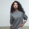 Tricou din tricot cu guler rotund