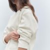 Tricou din tricot cu guler rotund