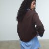 Tricou din tricot cu guler rotund