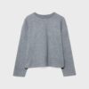 Tricou din tricot cu guler rotund