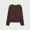 Tricou din tricot cu guler rotund
