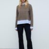 Tricou din tricot din două materiale Tricou din tricot din două materiale