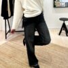 Tricou din tricot din două materiale Tricou din tricot din două materiale
