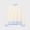 Tricou din tricot din două materiale Tricou din tricot din două materiale