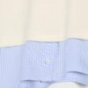 Tricou din tricot din două materiale Tricou din tricot din două materiale