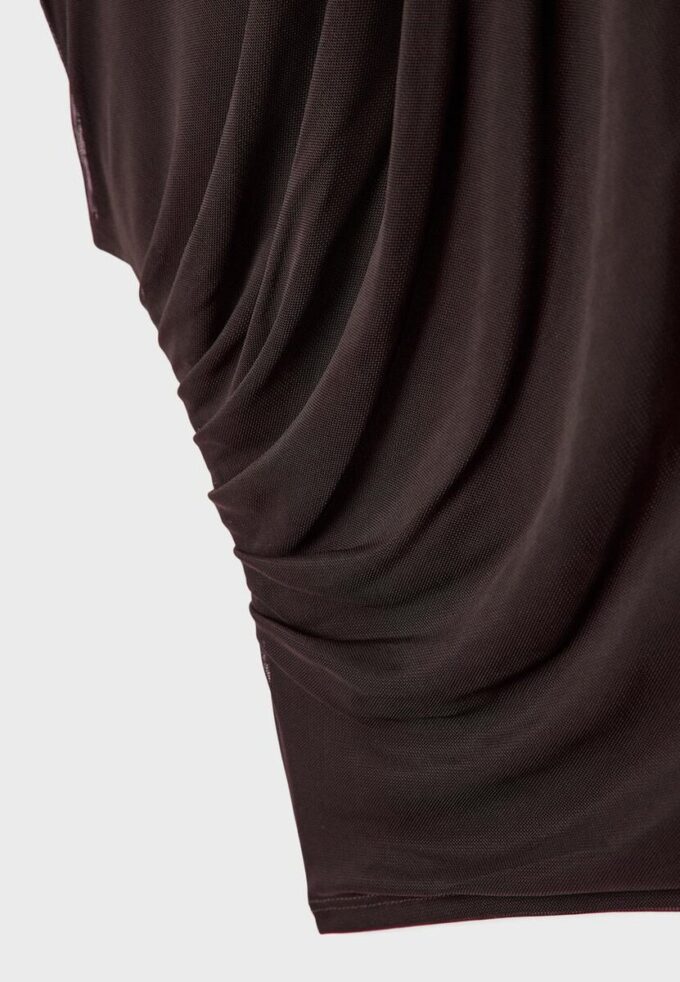Tricou din tul cu drapaje Tricou din tul cu drapaje