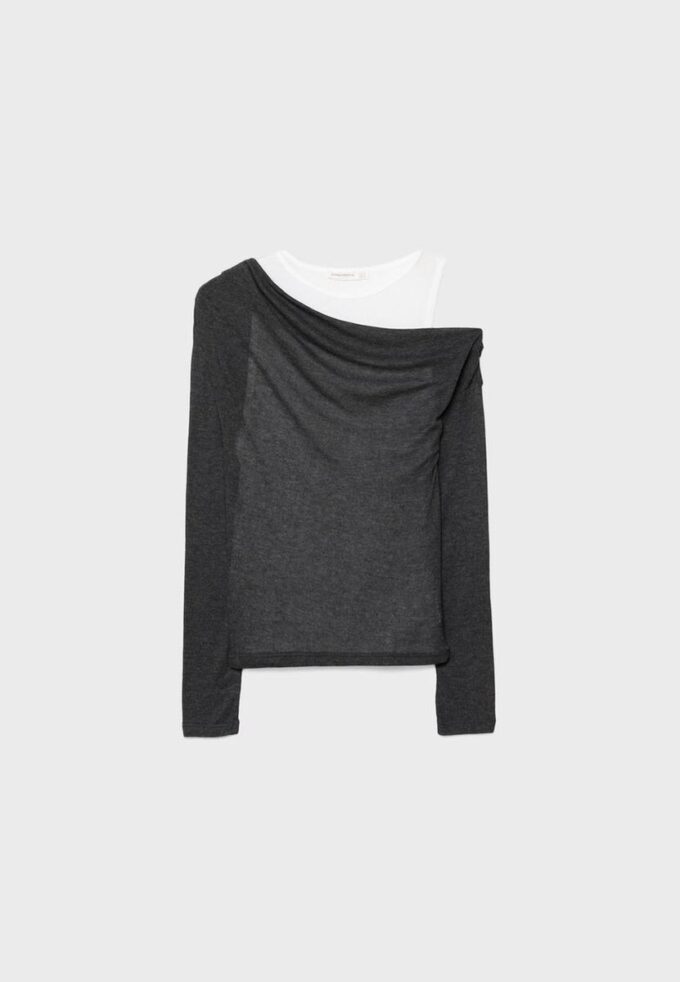 Tricou dublu asimetric Tricou dublu asimetric