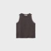 Tricou fără mâneci cu broderie cu ținte Tricou fără mâneci cu broderie cu ținte