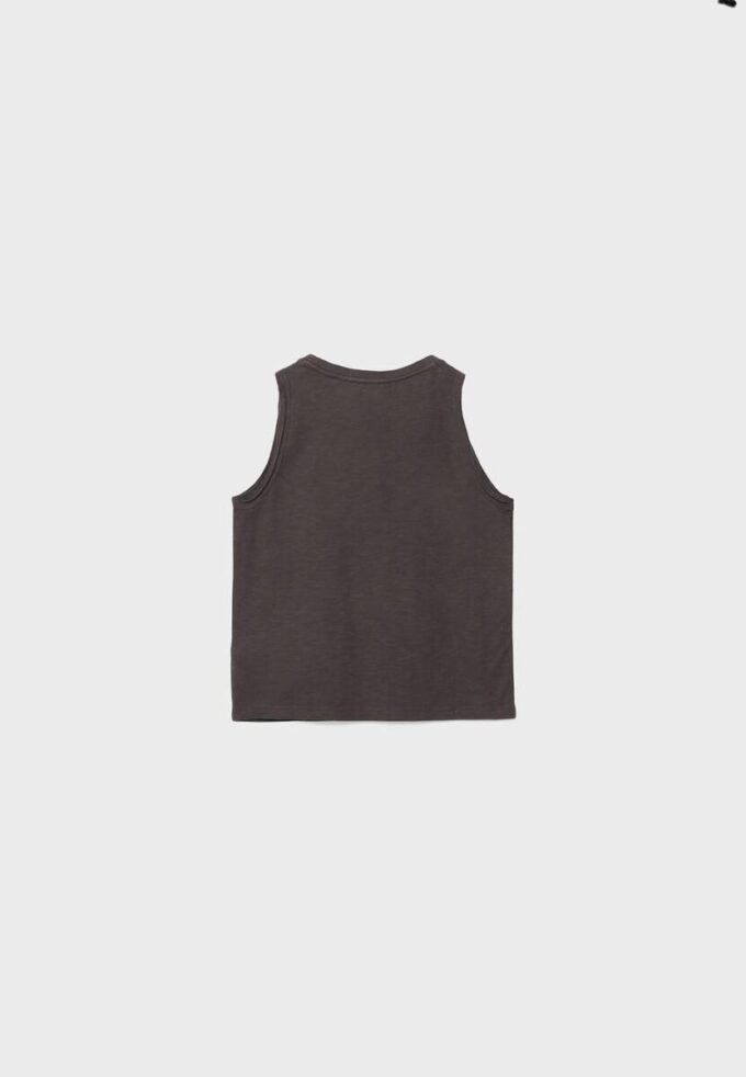 Tricou fără mâneci cu broderie cu ținte Tricou fără mâneci cu broderie cu ținte