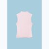 Tricou fără mâneci cu guler în formă de pâlnie Tricou fără mâneci cu guler în formă de pâlnie