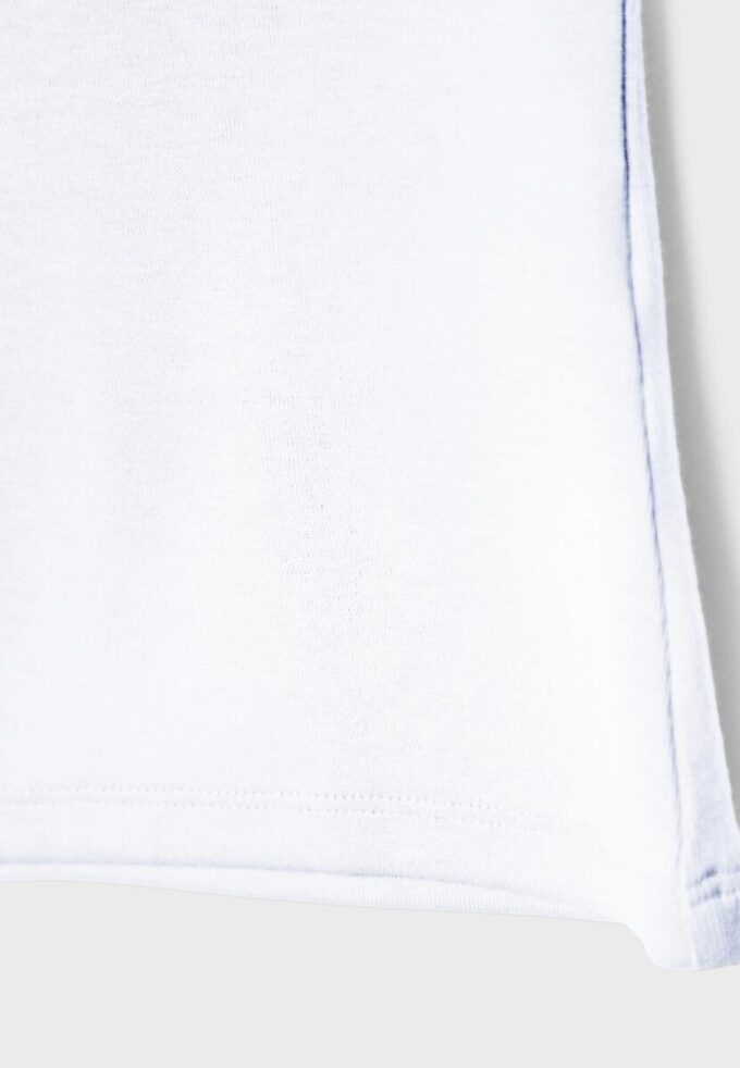 Tricou fără mâneci cu guler în formă de pâlnie