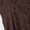 Tricou în stil Qipao cu imprimeu floc Tricou în stil Qipao cu imprimeu floc