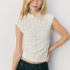 Tricou în stil Qipao din dantelă Tricou în stil Qipao din dantelă